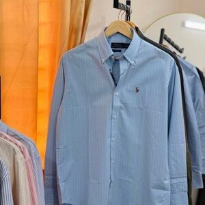 Polo by Ralph Lauren Men's Sky Blue Button Down Shirt
